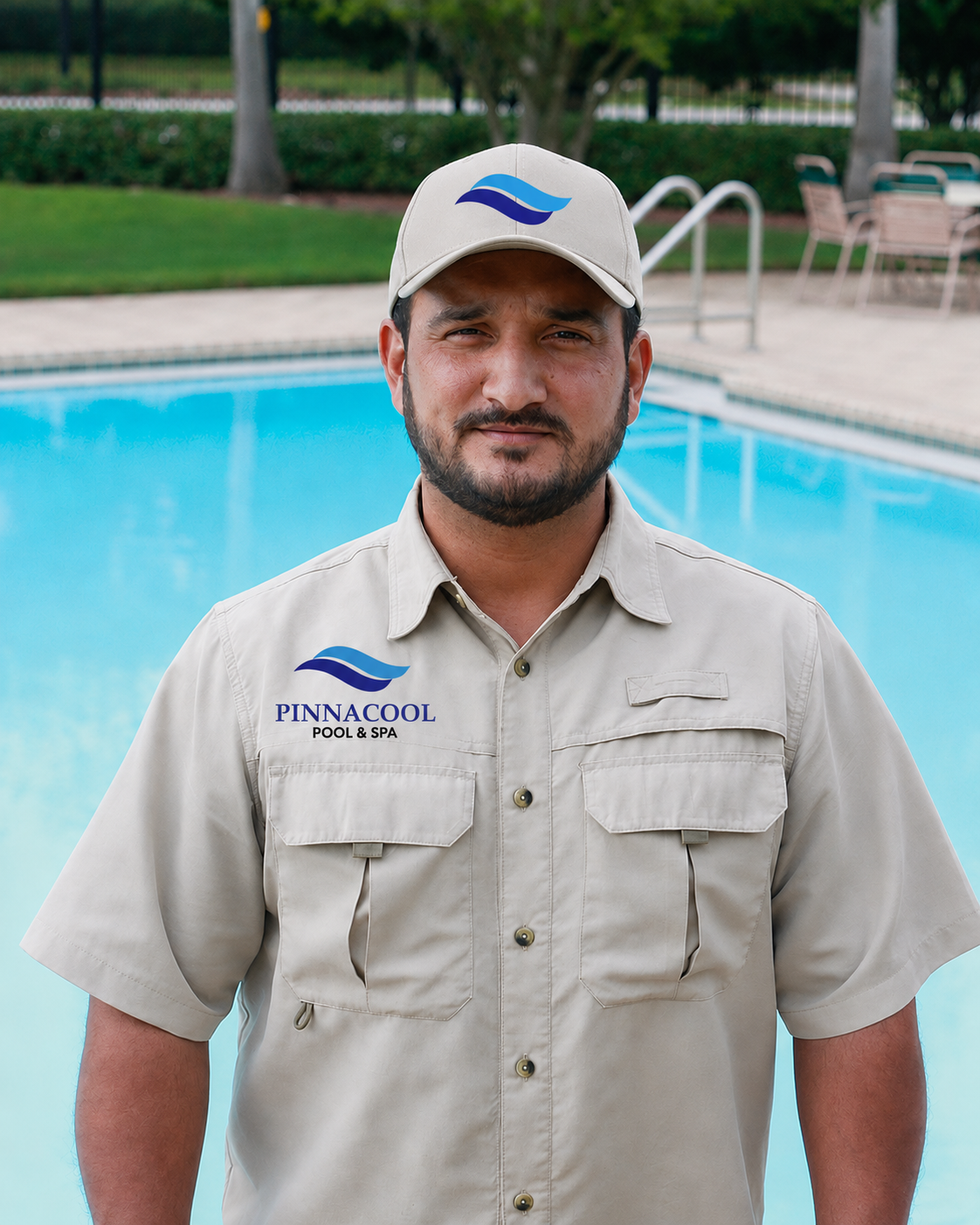 Luis Jimenez, owner of Pinnacool Pool & Spa in Wesley Chapel, Florida